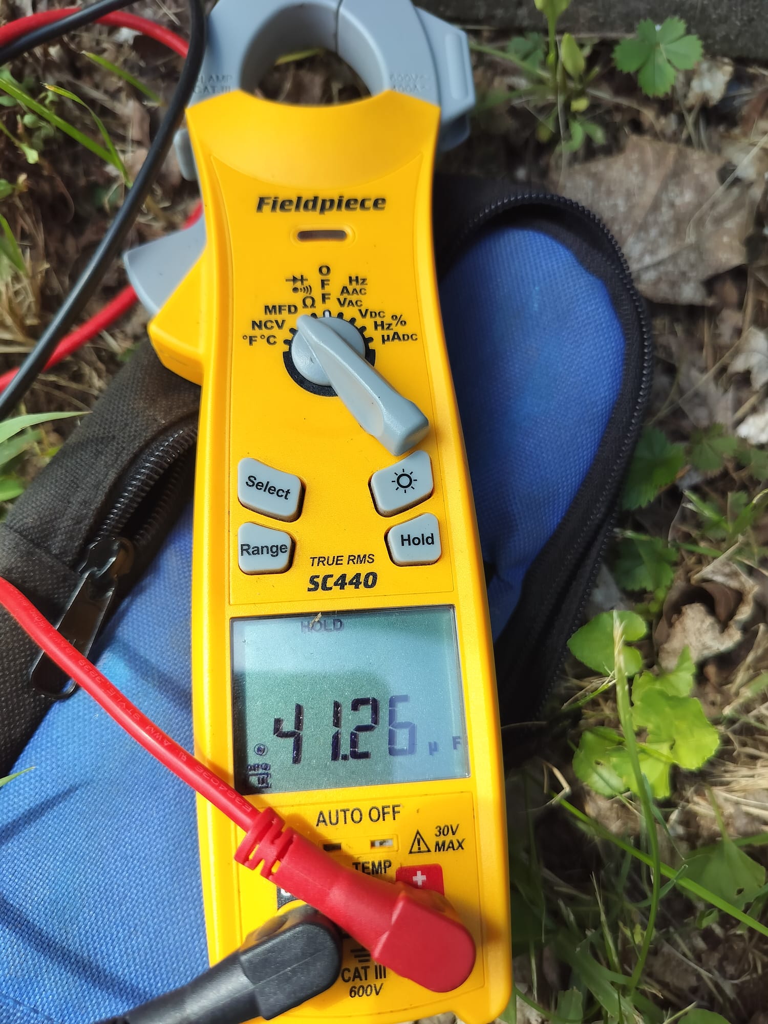 Digital Clamp Meter used by a HEP Technician