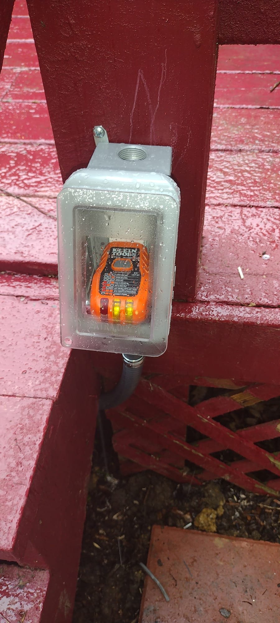 New Outdoor Electrical Outlet