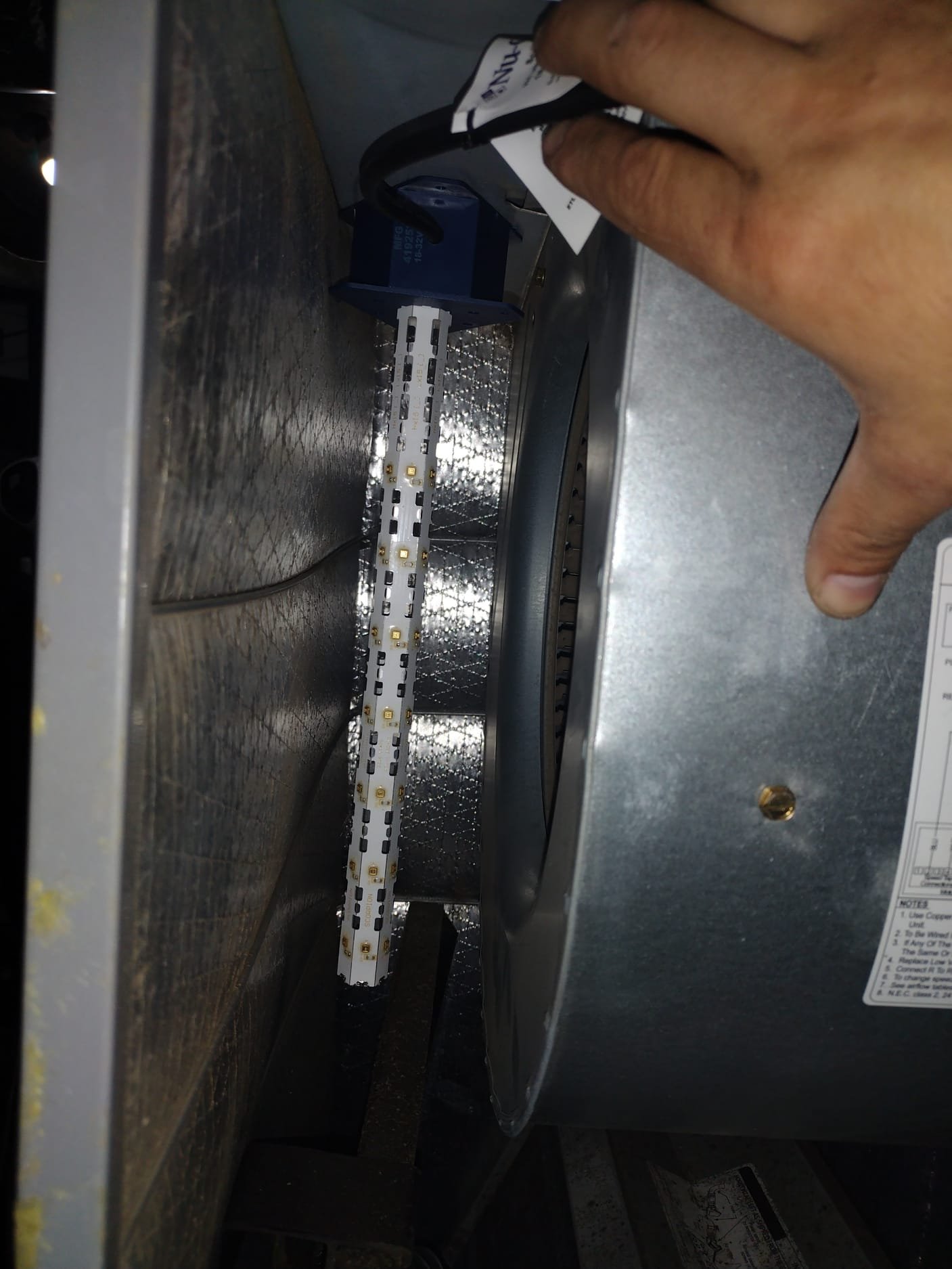 Blower Motor Assembly Inspection