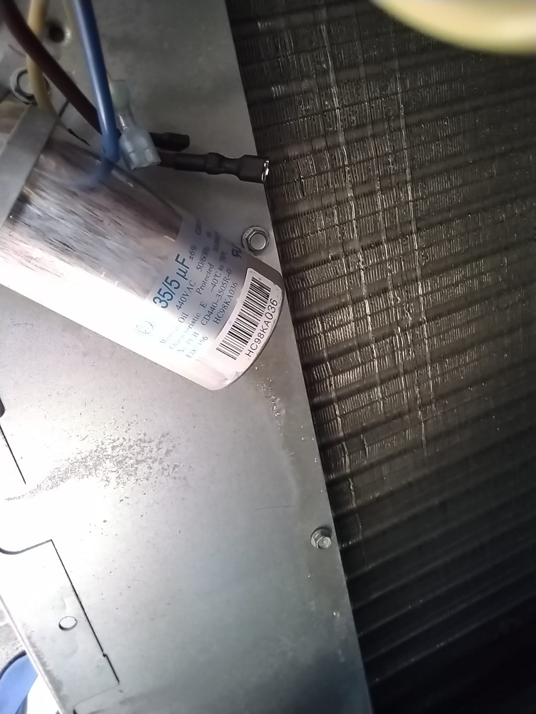 New Capacitor Installation