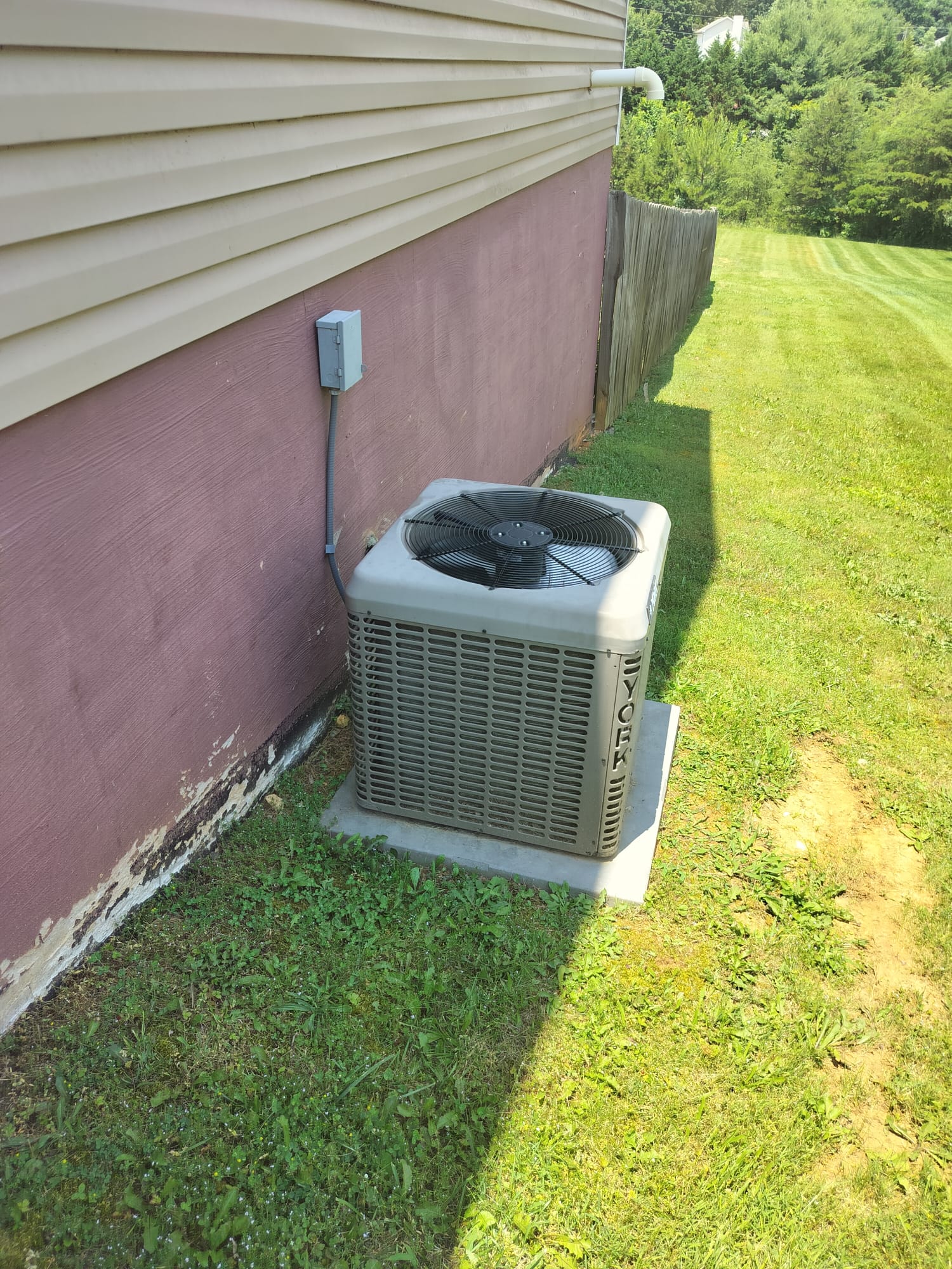 Outdoor HVAC Unit Installation