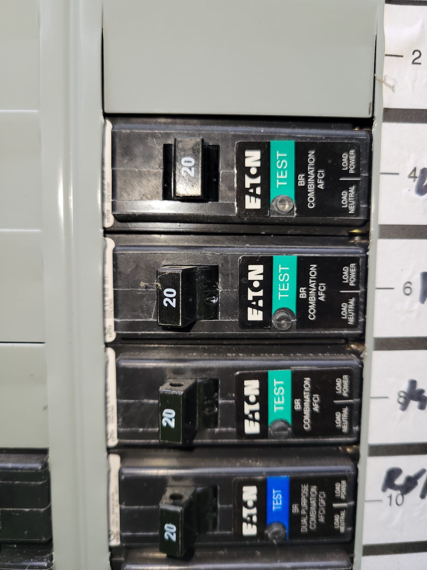 Modern AFCI/GFCI breakers