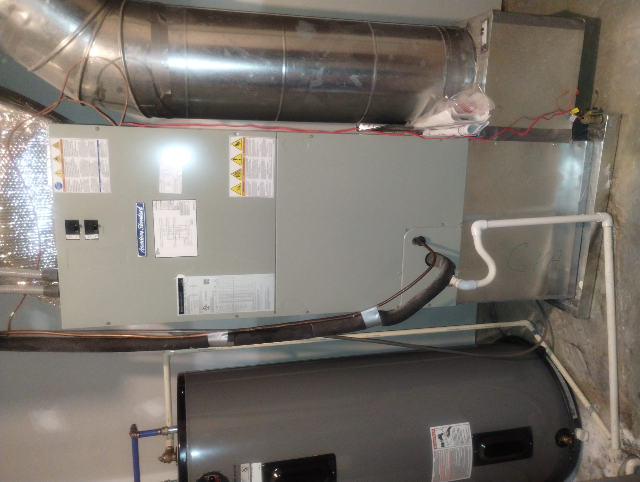 Indoor HVAC Setup