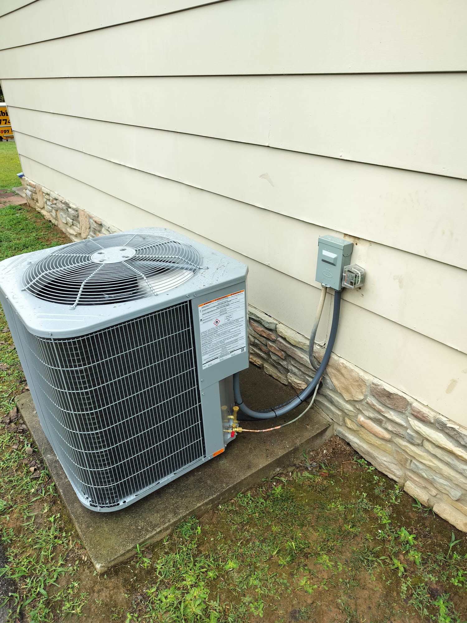New Outdoor Condenser Unit