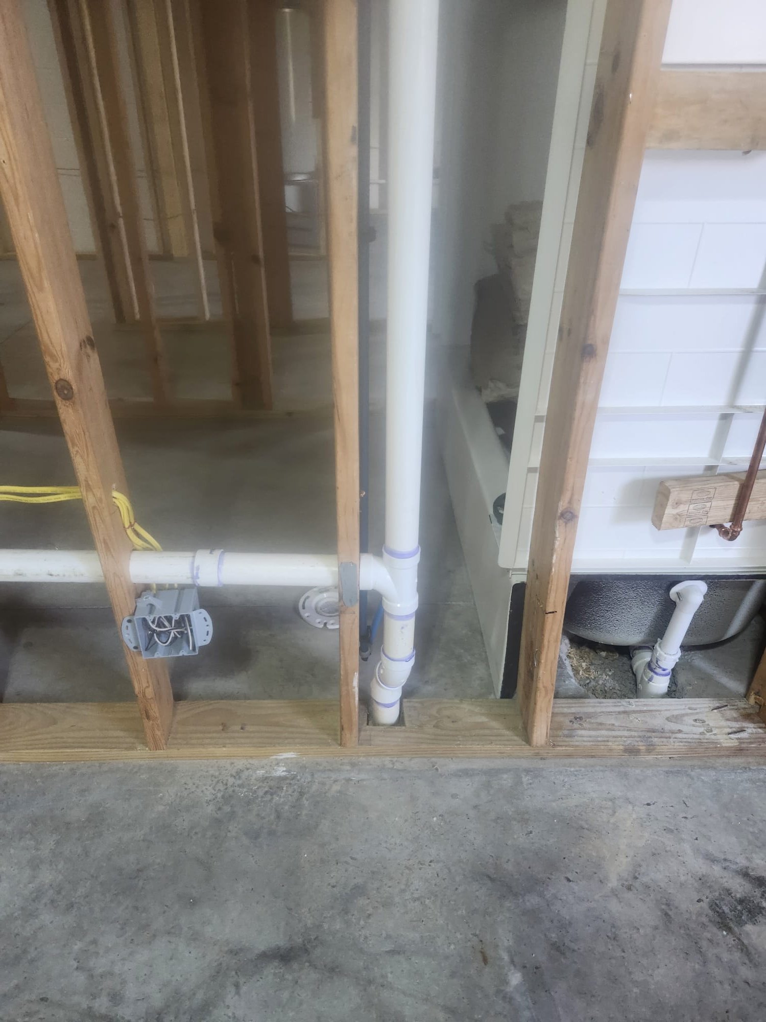 Rough-In Plumbing Stage
