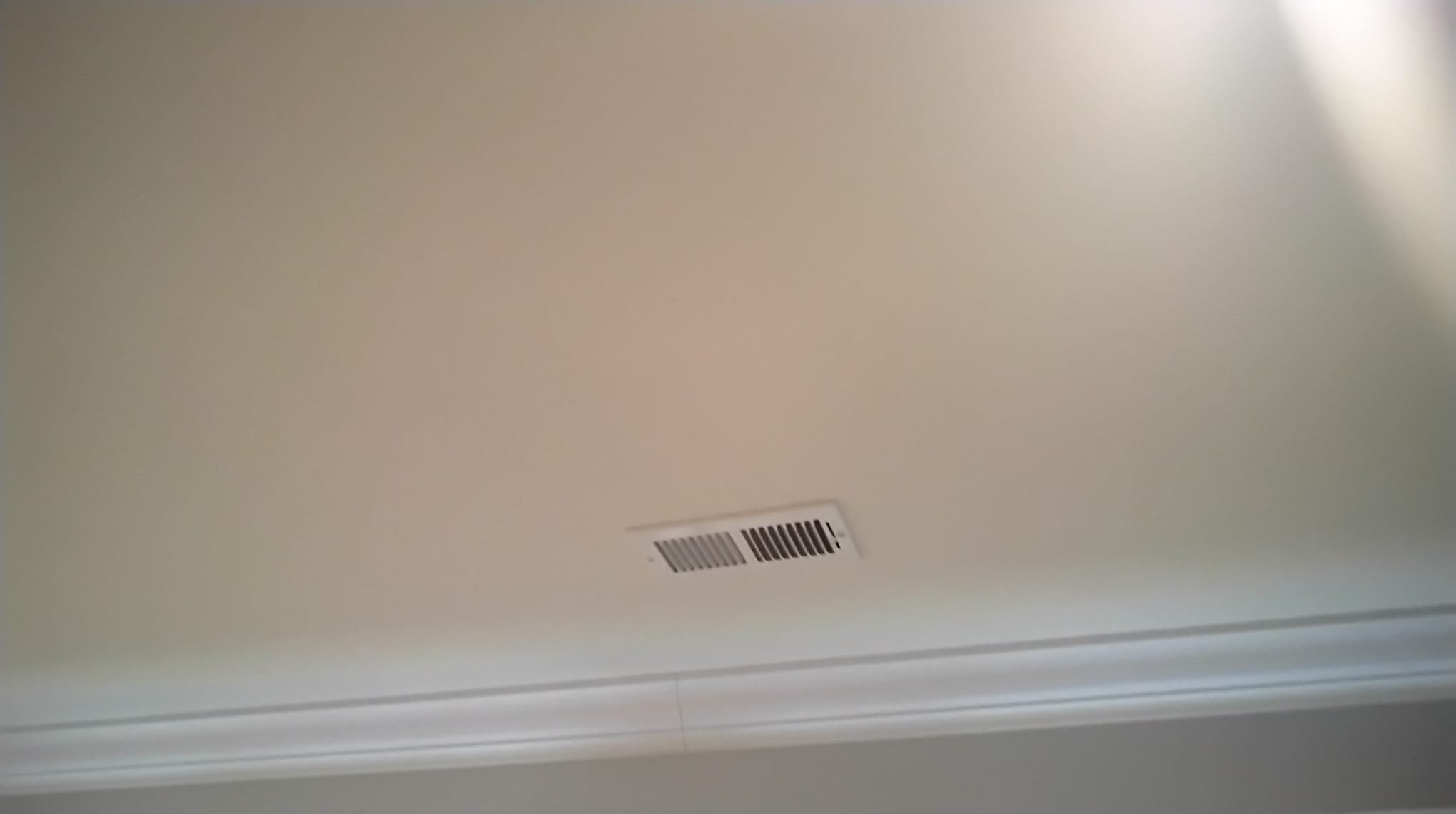 Newly Installed Ceiling Vent
