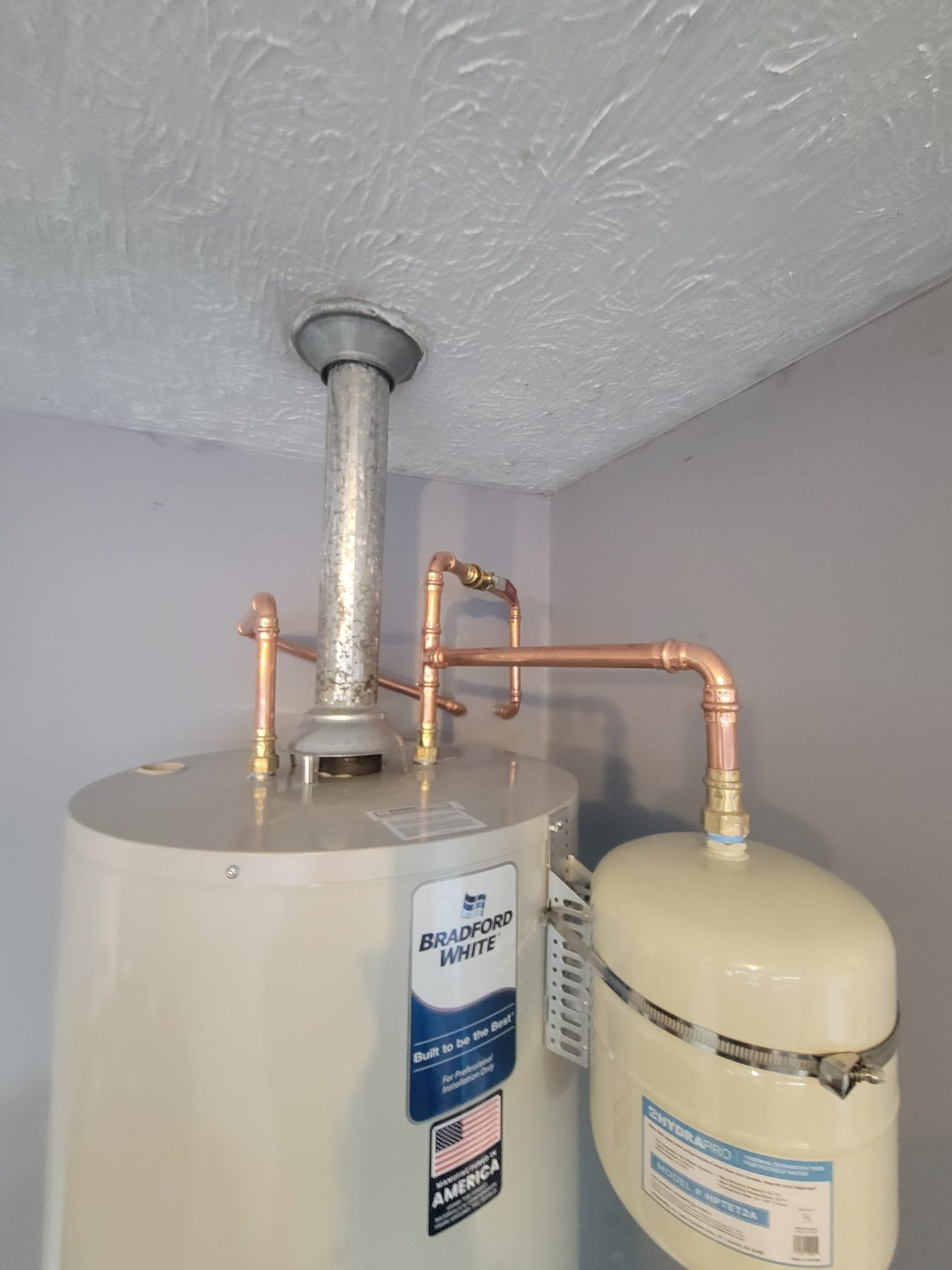 Bradford White Water Heater with Expansion Tank