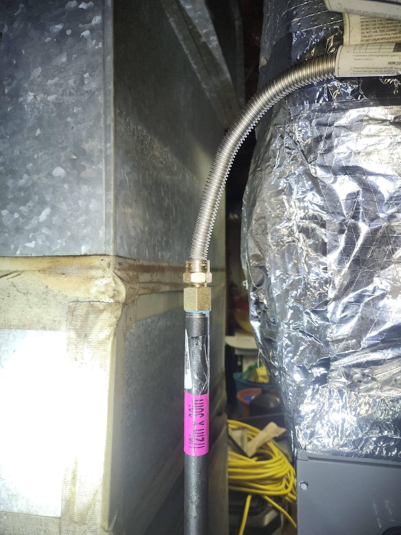 Professional Gas Line Connection