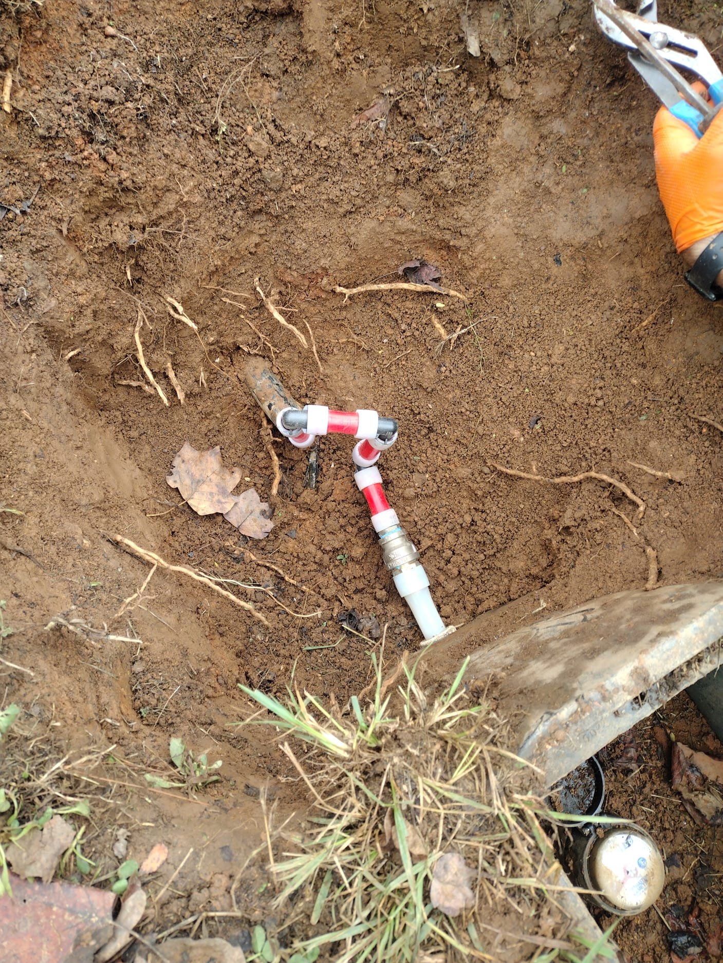 New PEX Piping with Push-to-Connect Fitting