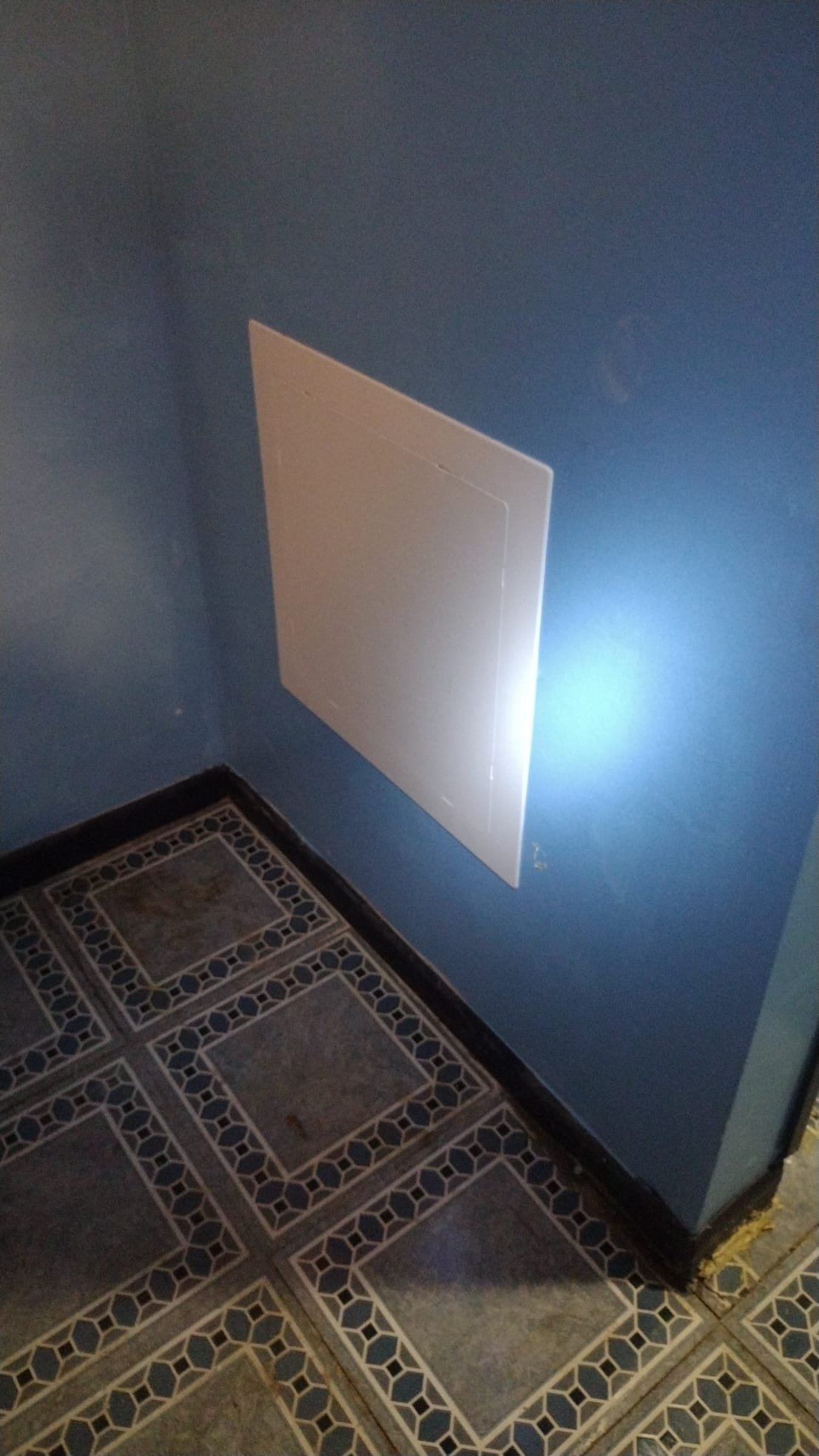 Neatly installed access panel for quick service