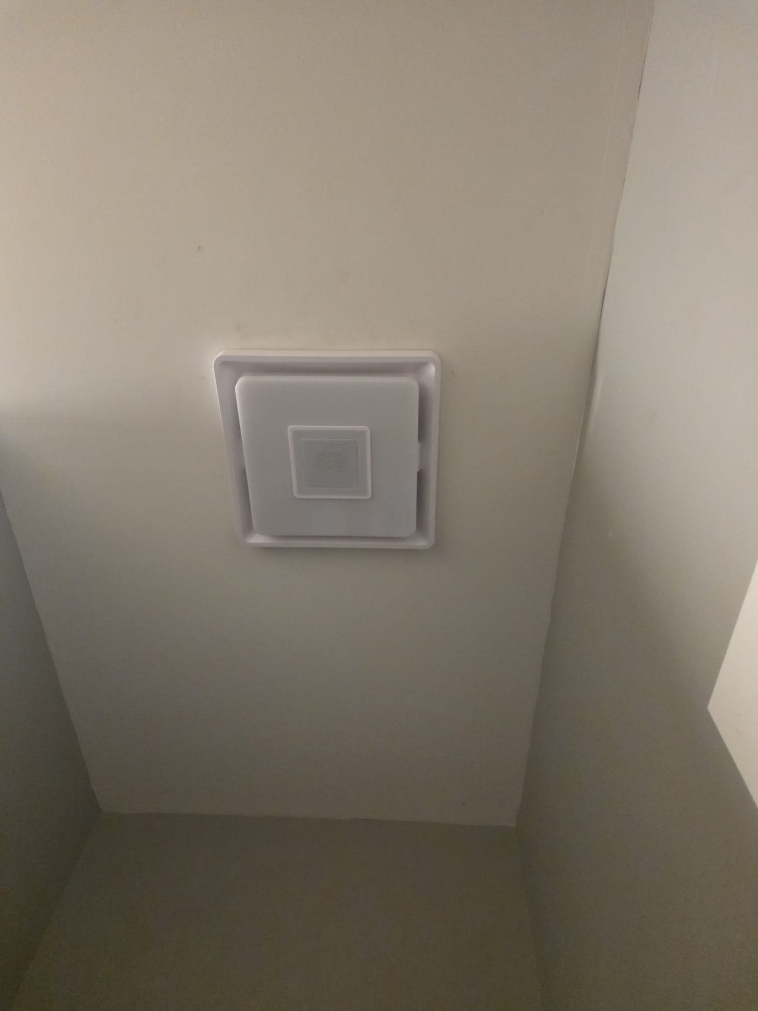 Newly Installed Exhaust Fan After Completion