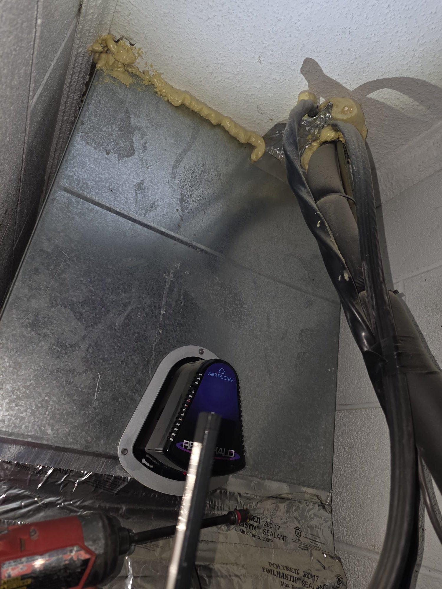 In-Duct Air Purifier Installation