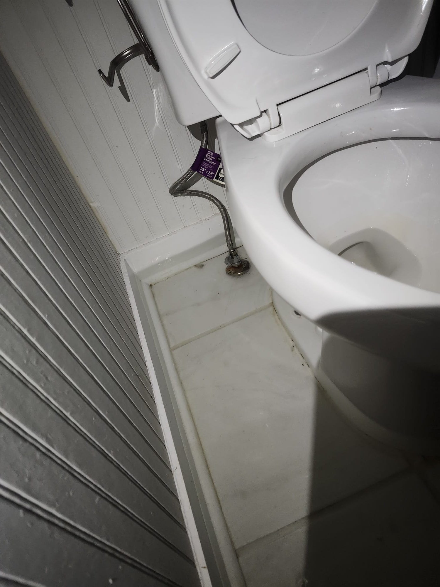 Freshly Installed Braided Supply Line