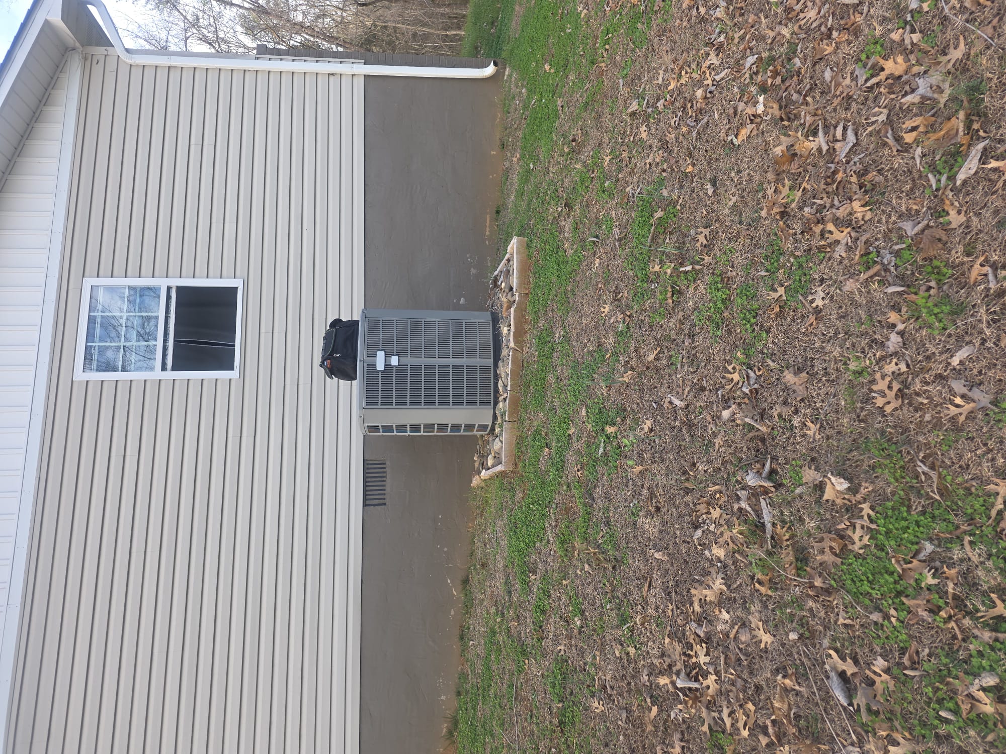 Indoor Air Handler with Flexible Ductwork