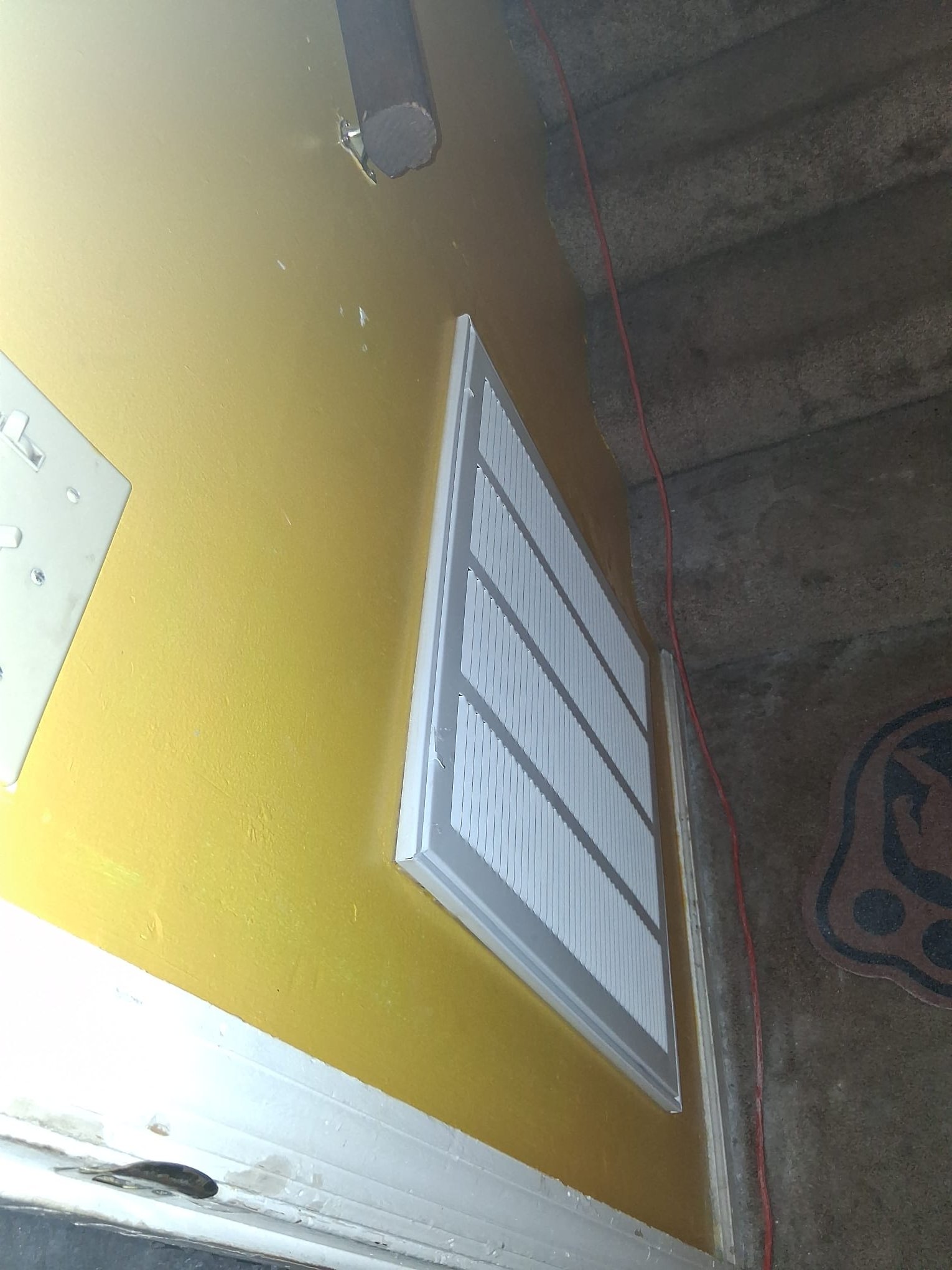 New Return Air Grille Installed