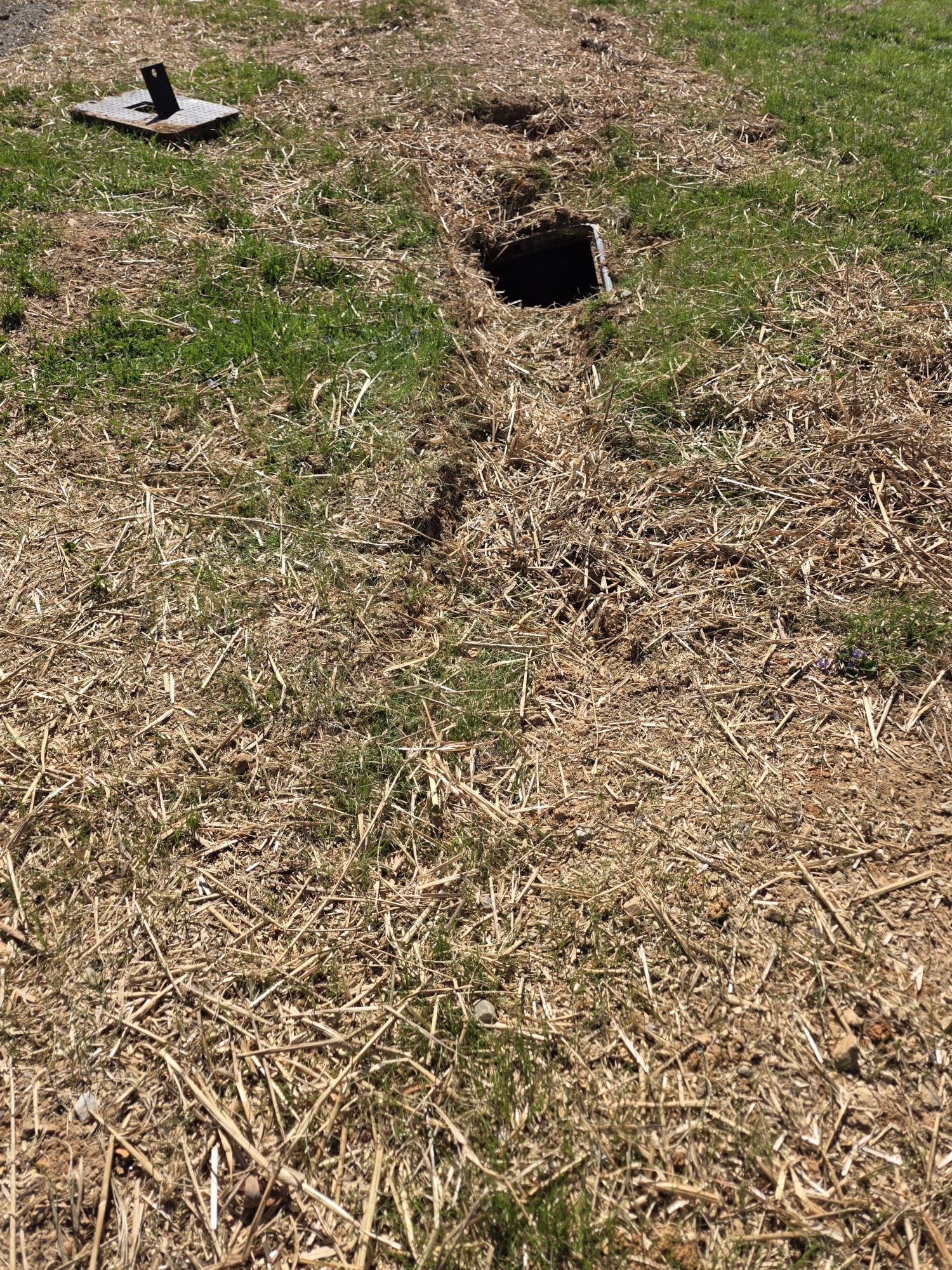 Valve Access Box and Yard Restoration