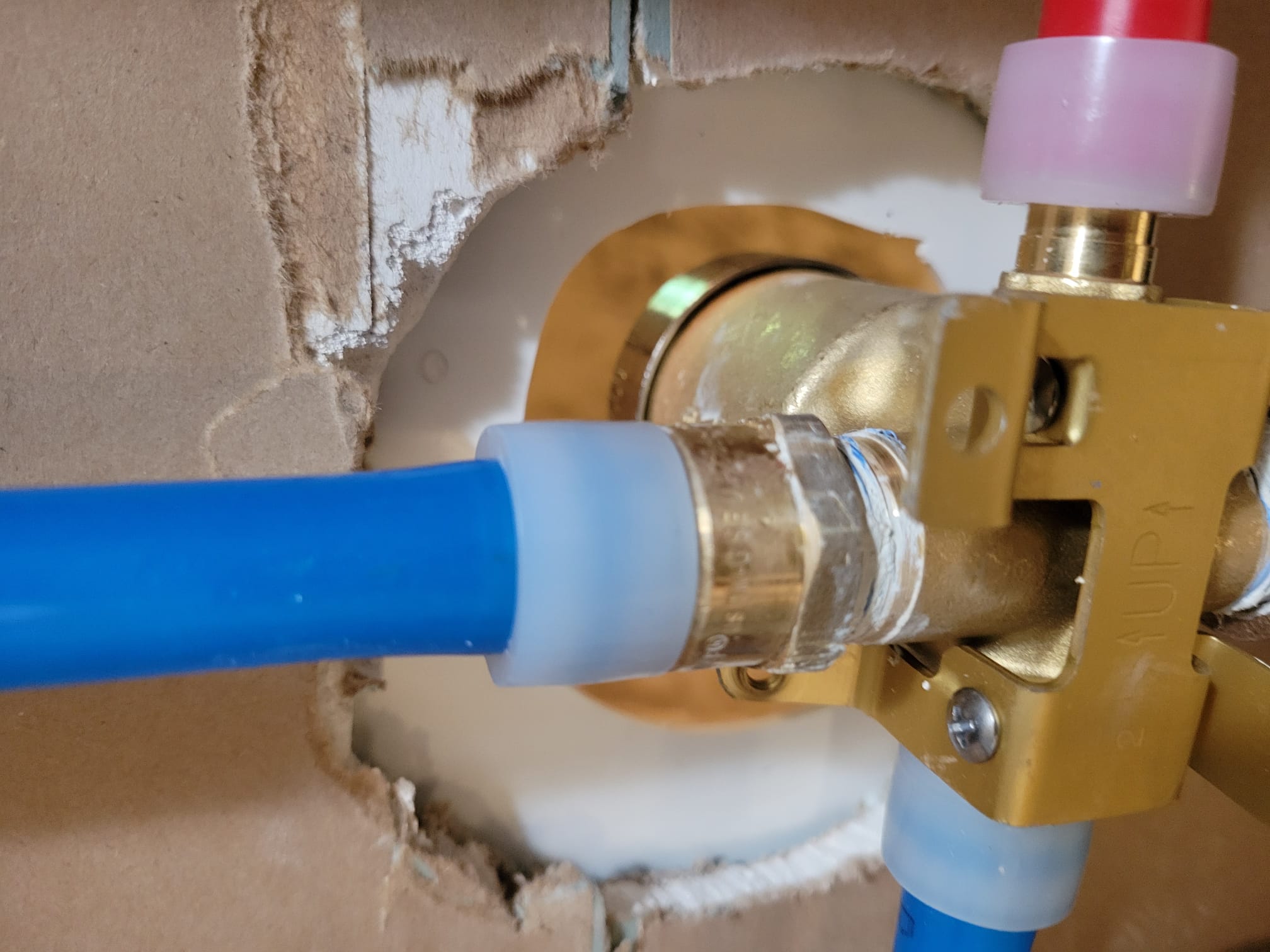 Quality PEX and Brass Valve Assembly