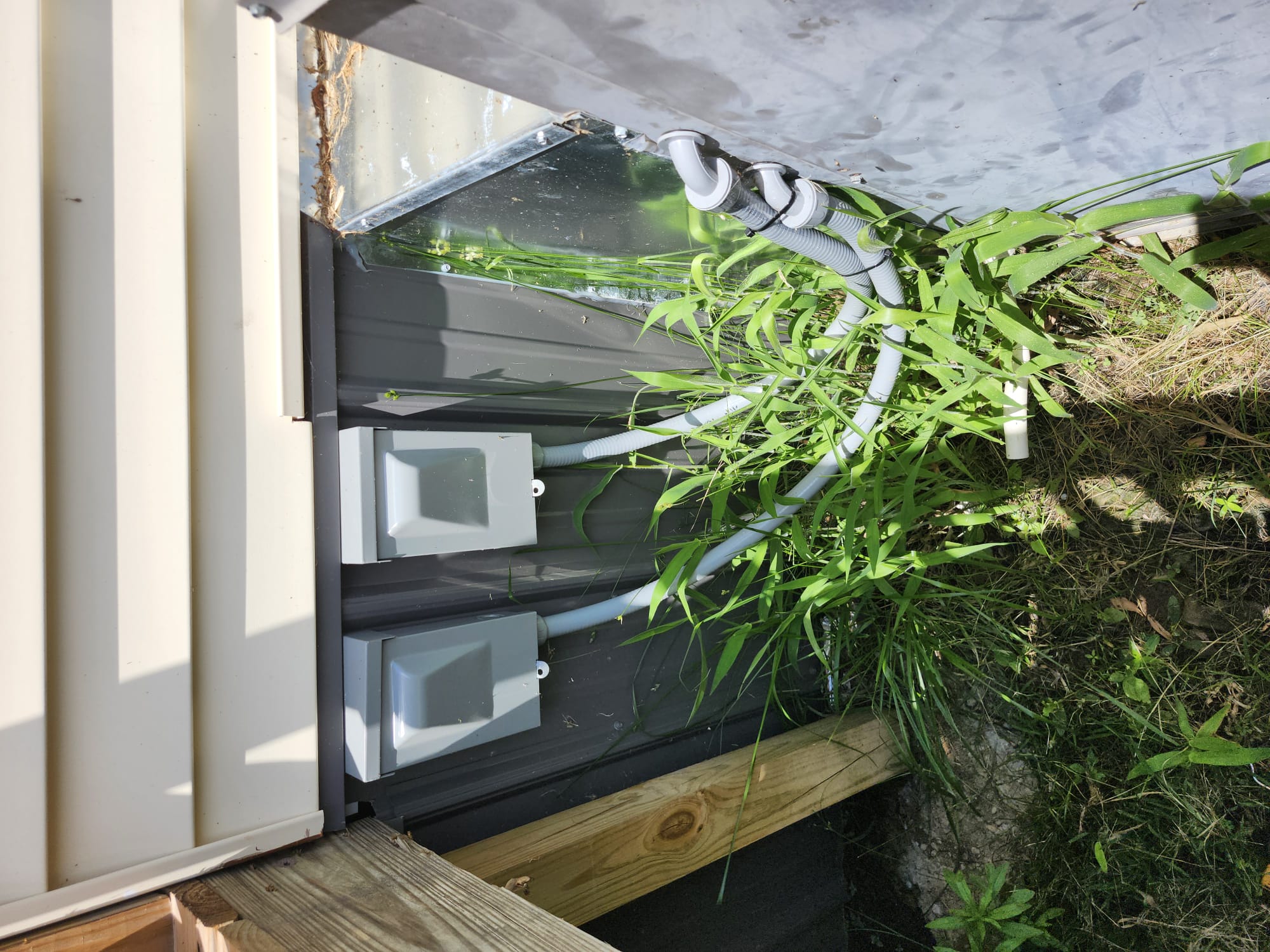 Electrical disconnects and neat conduits after installation