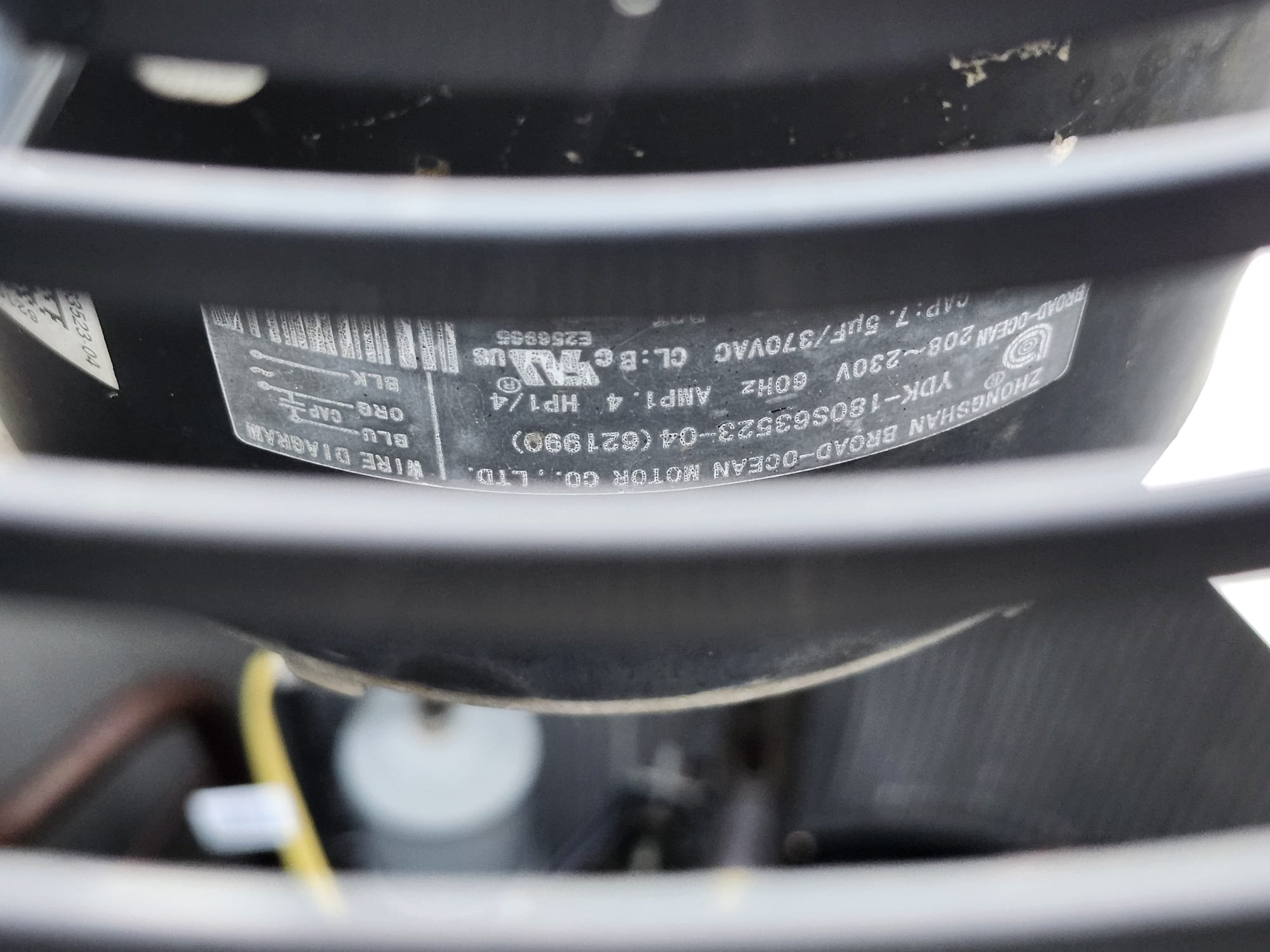 Fan Motor Inspection