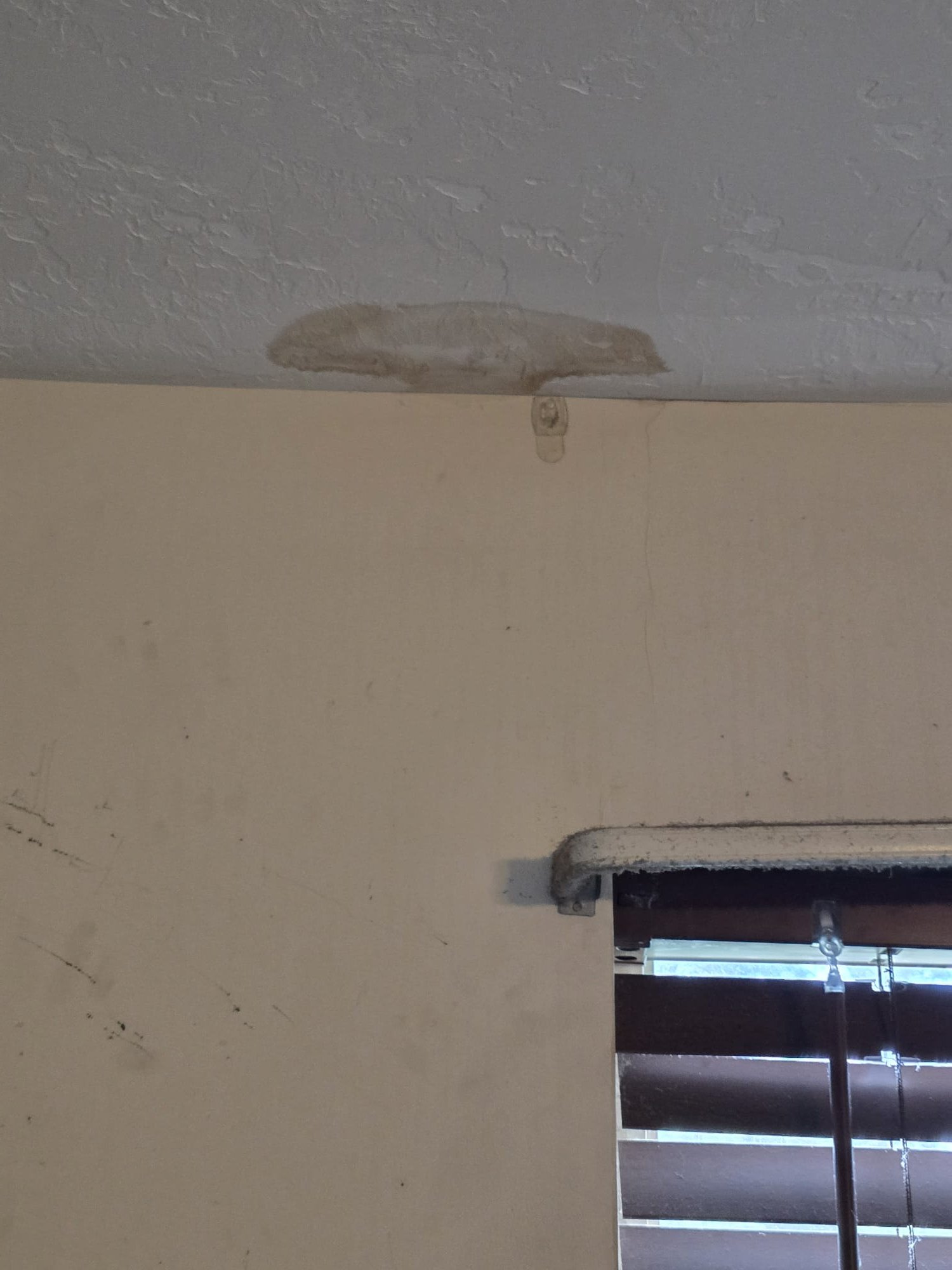 Interior ceiling staining that can happen when water gets past the roof system