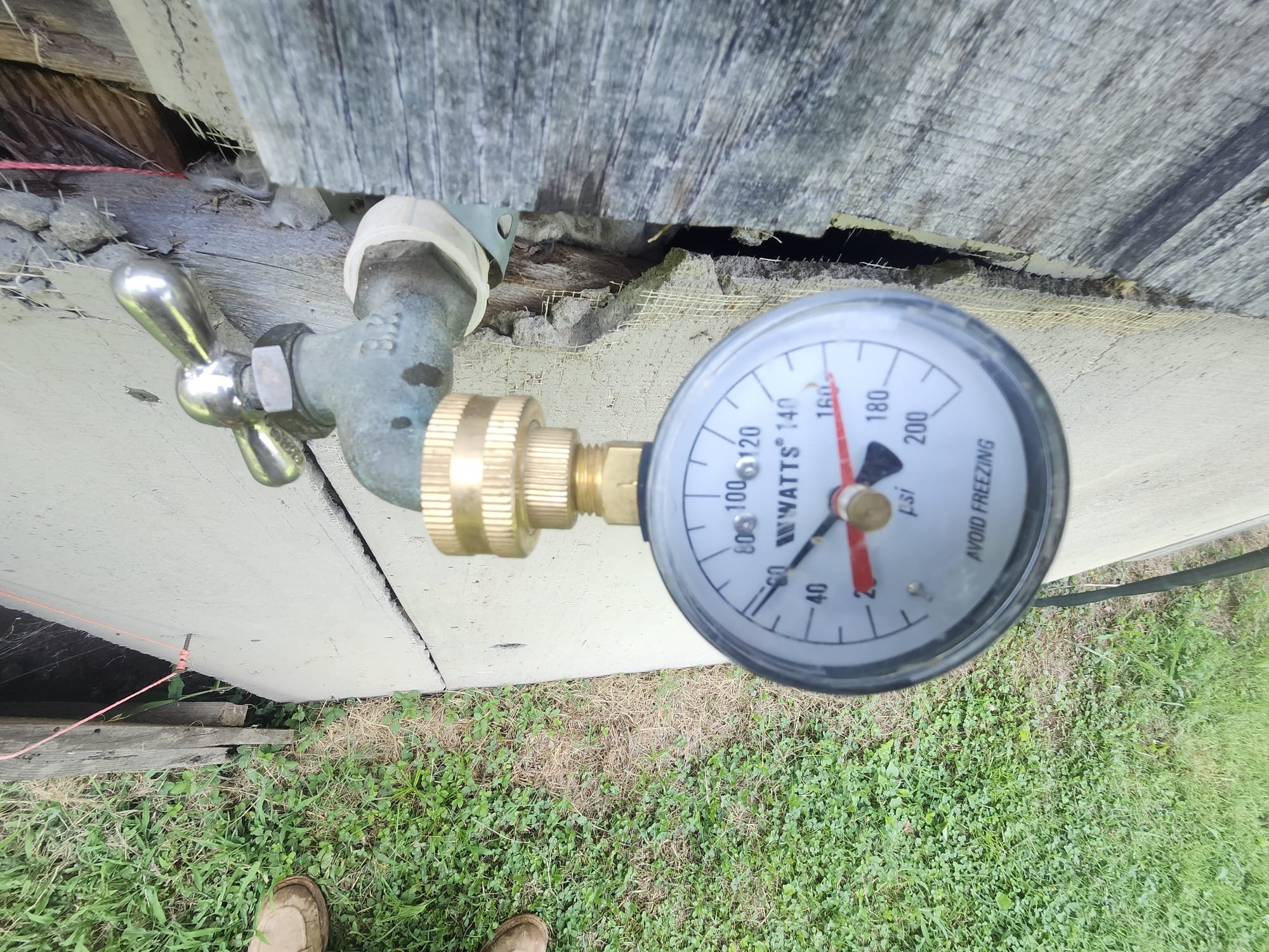 Water pressure testing can help confirm that a repaired line is working properly