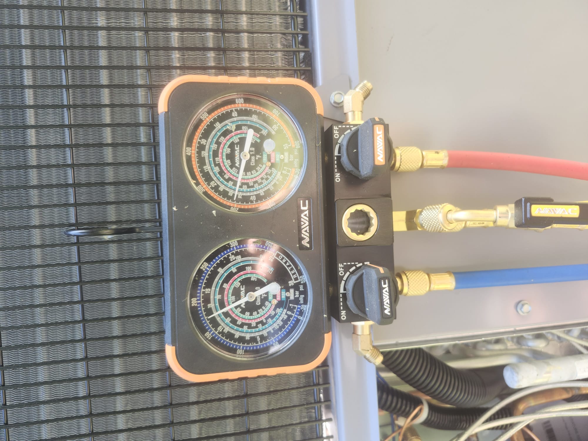 HEP technician checking the new system during startup